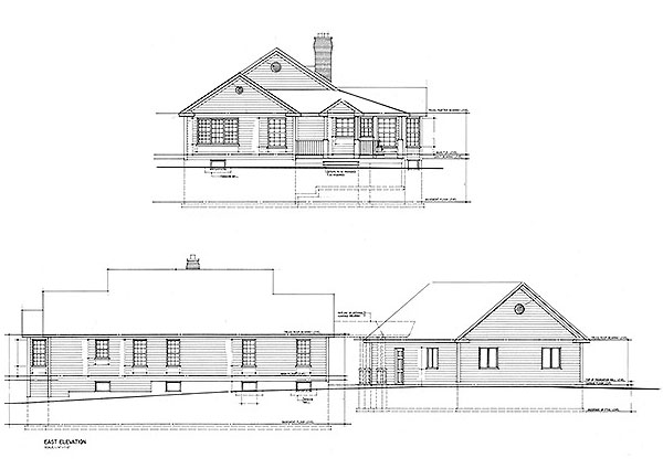 North and East Elevations, Gravenhurst